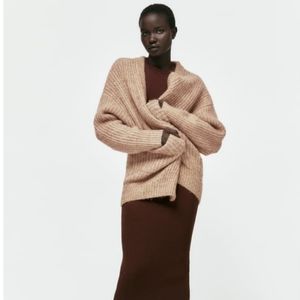 ZARA POCKET KNIT CARDIGAN